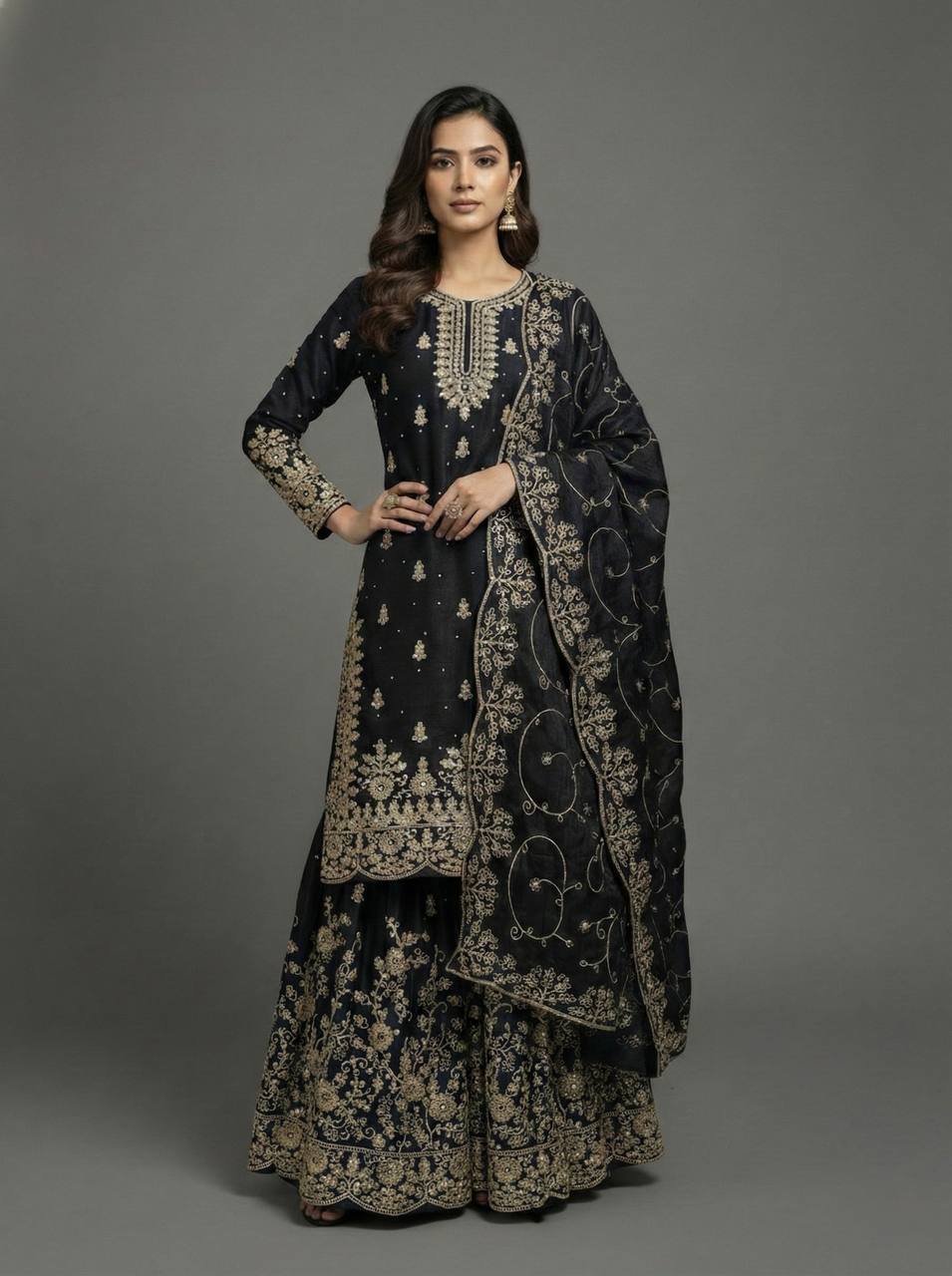 Azeeva gmy Silk Elegance Palazzo Set